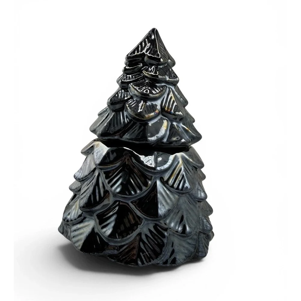 HomeWorx‎ by Slatkin Candle White Birch Black Iridescent Christmas Tree 113g NEW